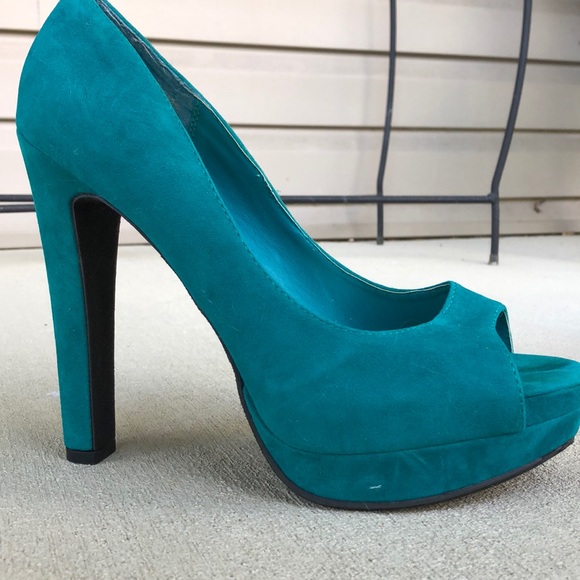Blue/green high heels - Picture 2 of 3